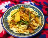 ラグメン　中央アジアのうどん　ラグマン作り方16写真