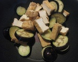 なすと厚揚げのトマト味噌炒め作り方3写真