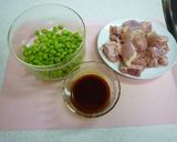簡単　鶏肉と枝豆のピリッとポン酢作り方2写真