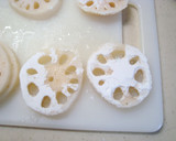 れんこんのはさみ焼き。カレー風味♪作り方3写真