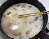 濃厚とろ〜り♪ウインナークリームパスタ作り方4写真