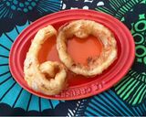 ラーメンバーガー!オニオンフライを添えて作り方7写真