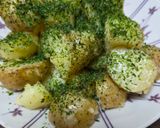 茹でた小芋でのり塩バター作り方3写真