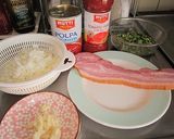 トマト缶で万能ソース　簡単なポリタン作り方1写真