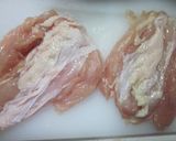 フライパンで簡単！鶏肉のチャーシュー風？作り方1写真