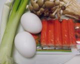かに玉のきのこあんかけ!作り方1写真