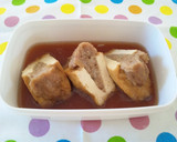 しっとりおいしい！厚揚げの肉詰め煮作り方5写真
