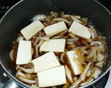 調味料1つだけ♪納豆腐しめじ卵とじ丼★作り方2写真