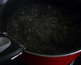根菜とベーコンの黒胡麻スープ作り方4写真