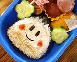 キャラ弁▲三角おむすびちゃん▲簡単作り方4写真