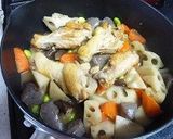 鶏手羽元の筑前煮作り方4写真