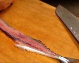 秋刀魚の骨酒♪(鯵、鰯でもOK)作り方1写真