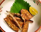 レンジで！！秋刀魚や鯵の骨せんべい♪作り方6写真