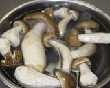 イッポンシメジ　桐生名物天然きのこうどん作り方1写真