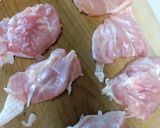 鶏肉のなめこおろし煮作り方2写真
