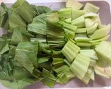 チンゲン菜とエリンギの旨塩バターソテー作り方1写真