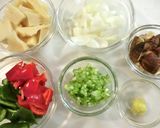 ルクエで＊肉団子と野菜のトマトあんかけ作り方1写真