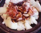 タジン鍋で豚肉のすき焼き風☺作り方1写真