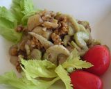 セロリとじゃが芋と胡桃のサラダ♪作り方3写真