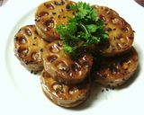 れんこんのはさみ焼き。カレー風味♪作り方7写真