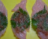 お弁当にグー♪くるくる梅しそロール◎作り方3写真