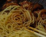 美味☆豚ばら肉と茄子のトマトスパ♪作り方4写真
