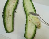➏　ゴーヤとお肉のしぐれ煮　➏作り方1写真