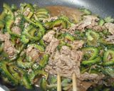 ➏　ゴーヤとお肉のしぐれ煮　➏作り方7写真