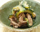 ➏　ゴーヤとお肉のしぐれ煮　➏作り方9写真