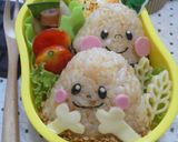 キャラ弁＊簡単♪仲良し栗ちゃんおにぎり♡作り方3写真