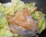 フライパン鶏キャベツ作り方4写真