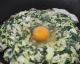 モロヘイヤのお好み焼き！作り方3写真