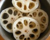 れんこんの肉詰めきのことトマトの煮込み作り方2写真