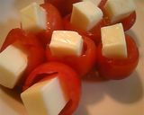 ミニトマトとチーズの豚肉巻きカツ作り方1写真