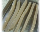 こんにゃくとザーサイのスティック春巻き作り方1写真