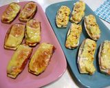 茄子とキューピー赤と白のタルタル重ね焼作り方6写真
