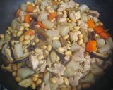 水煮大豆と鶏肉と野菜の煮物作り方8写真