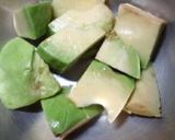 アボカドつきだし✿山椒マヨ和え作り方1写真
