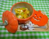 かぼちゃとカマンベールパンチェッタサラダ作り方5写真
