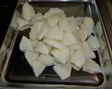 ルクエで簡単☆梨入り蒸しパン♪作り方1写真