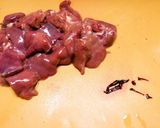 鶏レバーのピリッと甘辛作り方1写真
