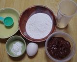 米粉の小豆蒸しパン作り方1写真