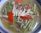 いんげん＆パプリカ＆シメジのバター味つけ作り方4写真