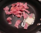 手早く☆ハムとインゲンのバタ醤油炒め☆作り方2写真