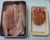 鶏ささみの明太子焼き作り方1写真