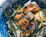 かんづめ丼●鯖味噌海苔丼作り方1写真