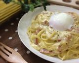 濃厚チーズ＊牛乳と卵で簡単カルボナーラ作り方6写真