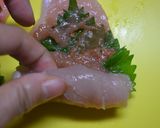 お弁当にグー♪くるくる梅しそロール◎作り方5写真