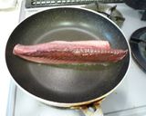 フライパンで簡単！　かつおのタタキ作り方2写真
