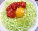 ちょい洋風♡　赤いタルタルで卵かけご飯作り方5写真